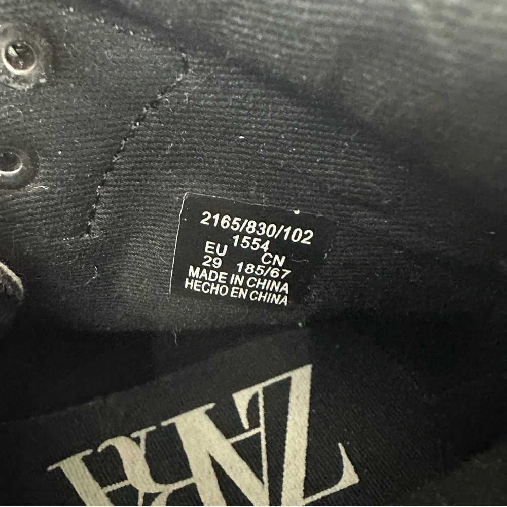 Zara Kids Size 29 Multicolor Hiking Books Beige Tan Purple Gorpcore Outdoorsy - Picture 8 of 8